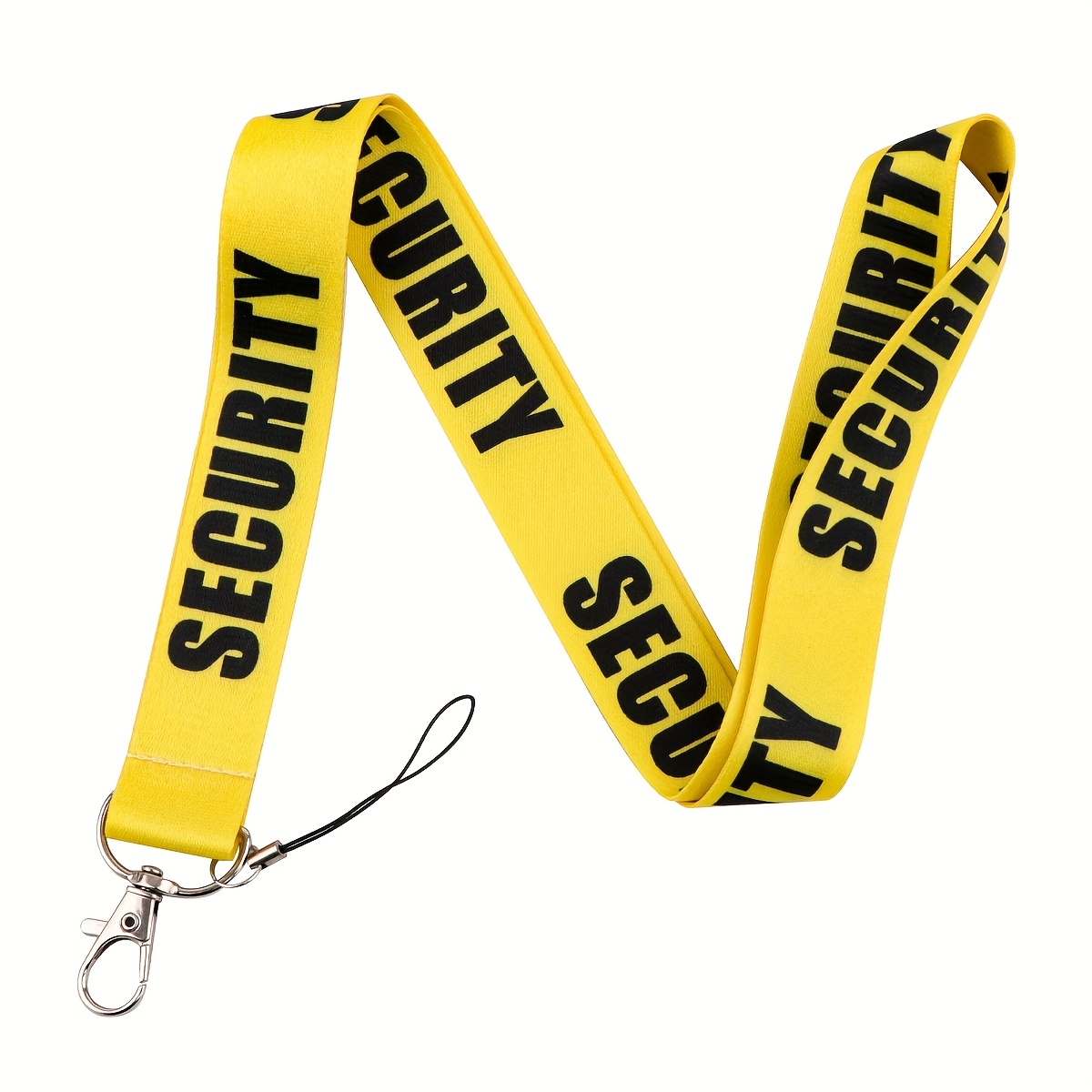 1 Detachable Security Lanyard | Cute Keychain For Keys, Id Cards, Credit Cards, Phone Charms - Multicolor, Alloy Material