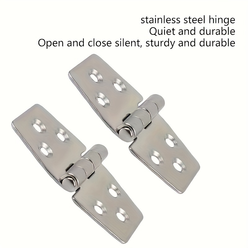 

2/4/6/8/10pcs Stainless Steel Strap Door For Marine Boat Yacht 76 X 37 Mm Rafting Boating Accessories