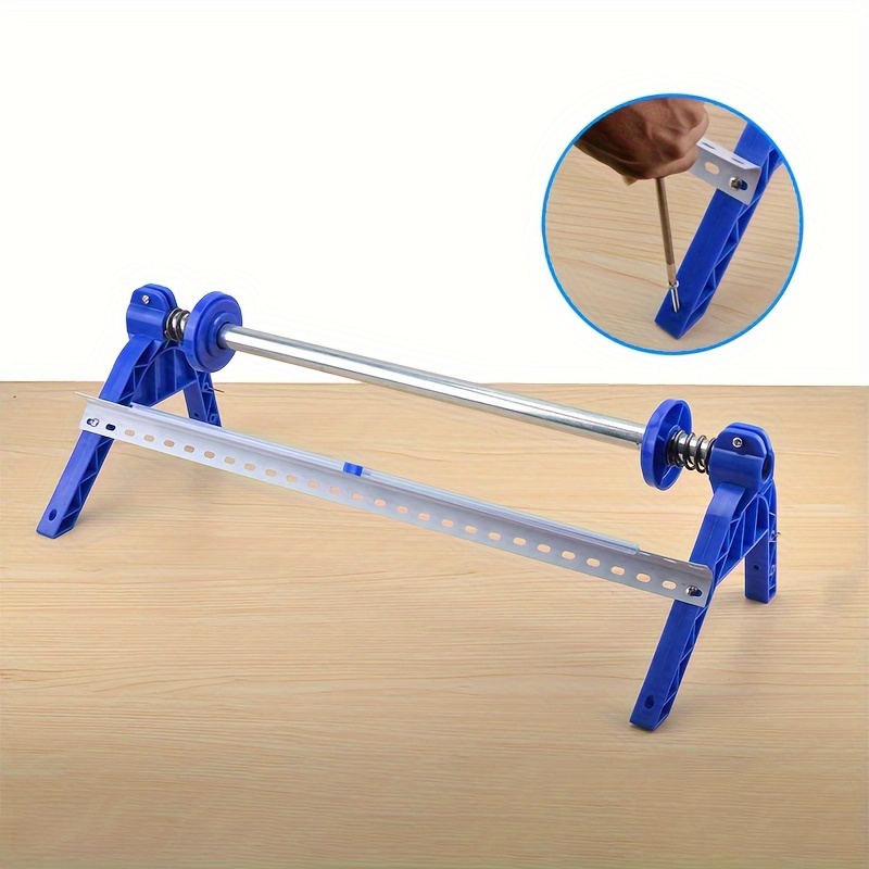 desktop stretch film adjustable width fixed or hanging with sliding cutting function details 0