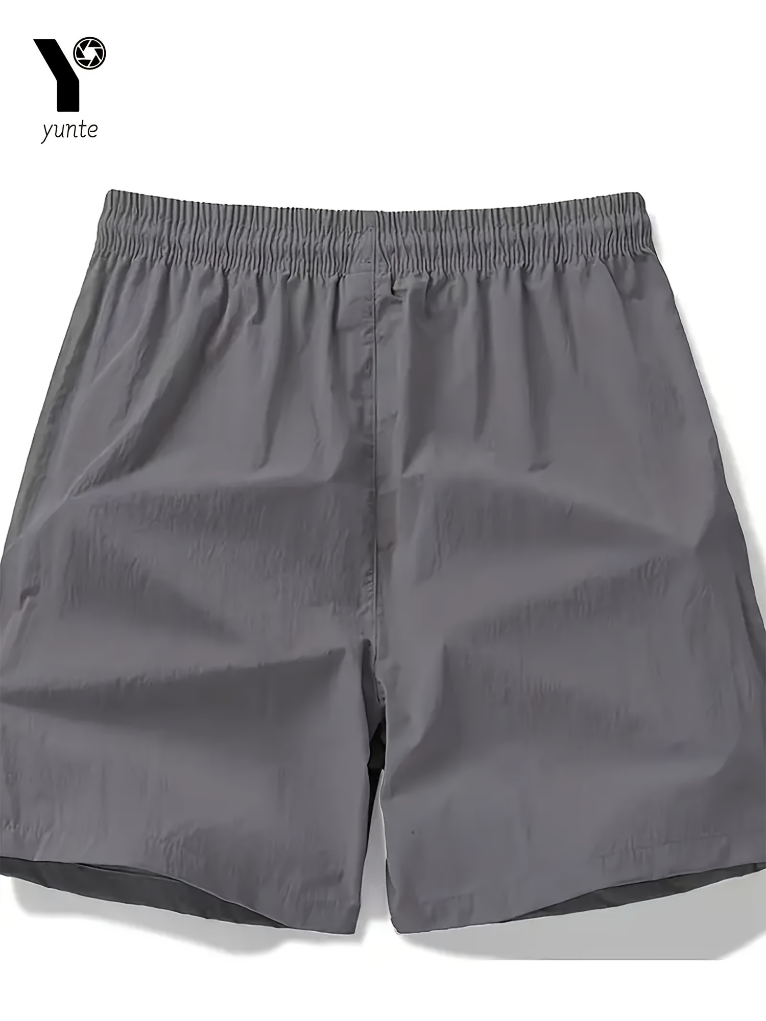 mens black blue athletic shorts loose fit quick dry elastic waistband with drawstring pockets ideal for training sports shorts elastic waistband shorts fabric details 6
