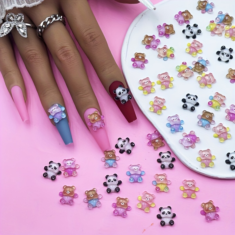 2 Autocollants Panda Avec Armes - Décalcomanie Vinyle Auto-adhésif 12x13cm, Style Graphique, Fait Aux USA