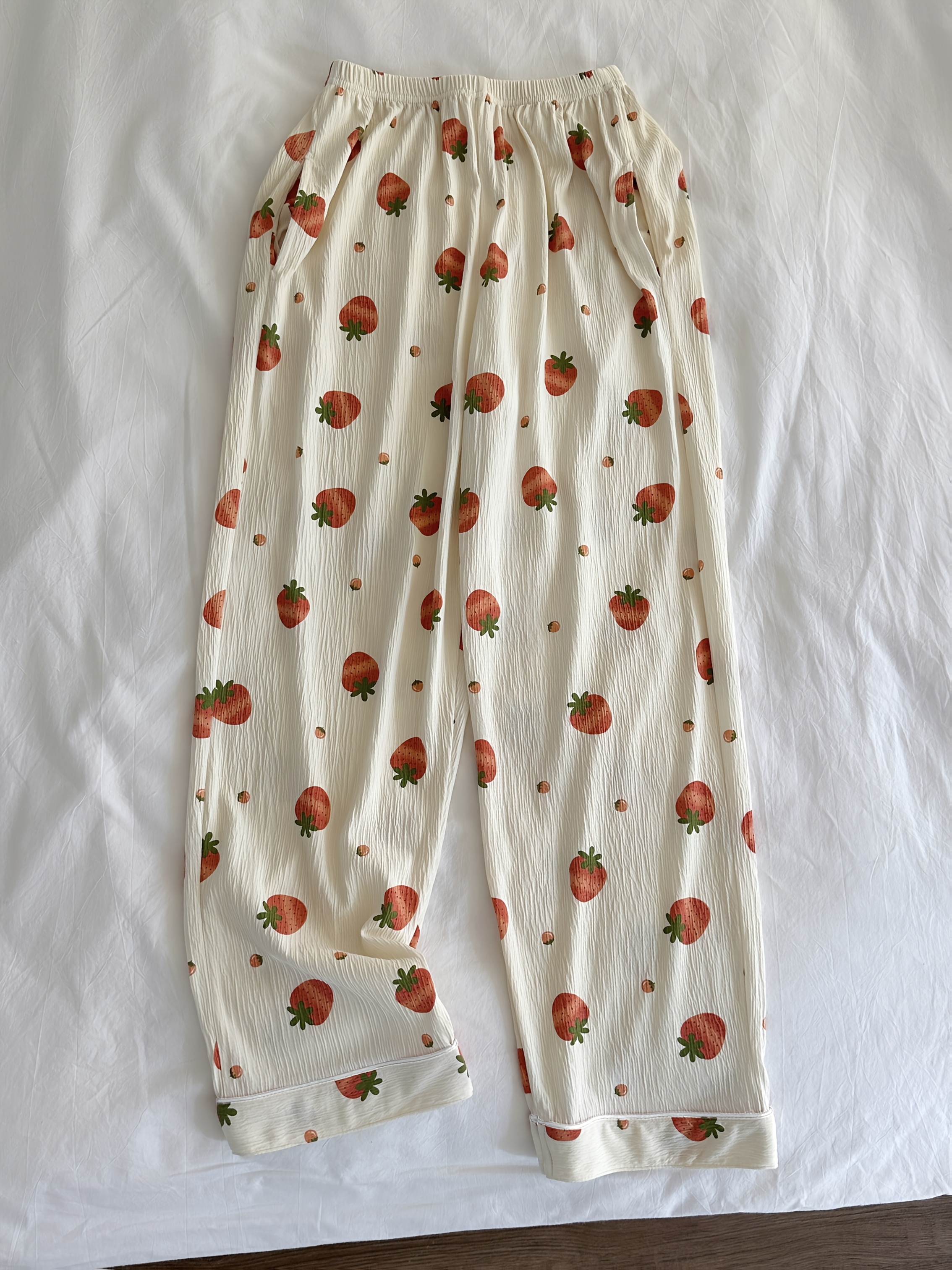 Pantalon Pyjama Homme 100% Coton - À Carreaux - Taille Élastique Avec Poches - Confort Maison