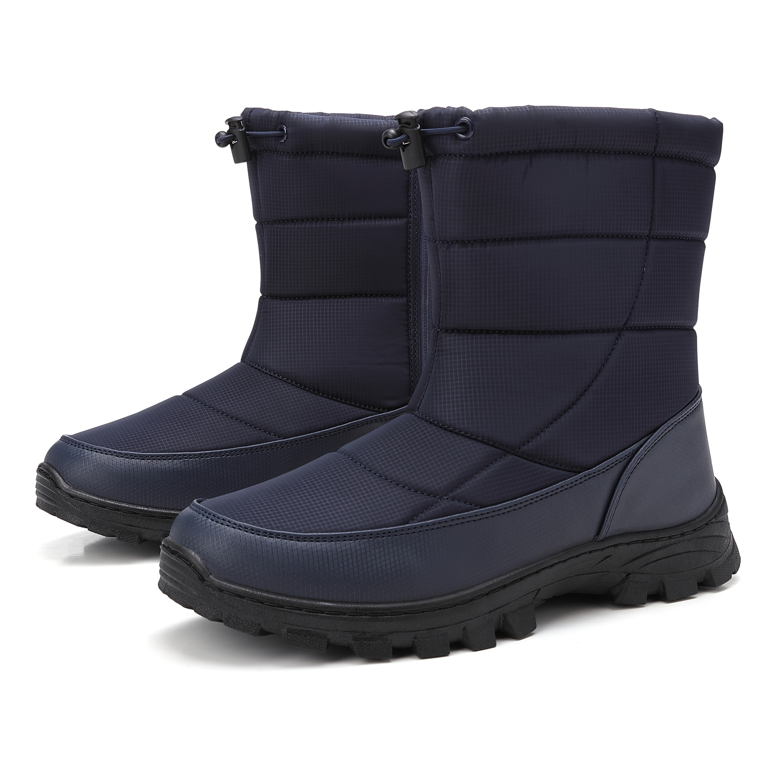 TEMU Men's And Women's Shoes, Outdoor Warm Lining Snow Boots, Camping Snow Boots