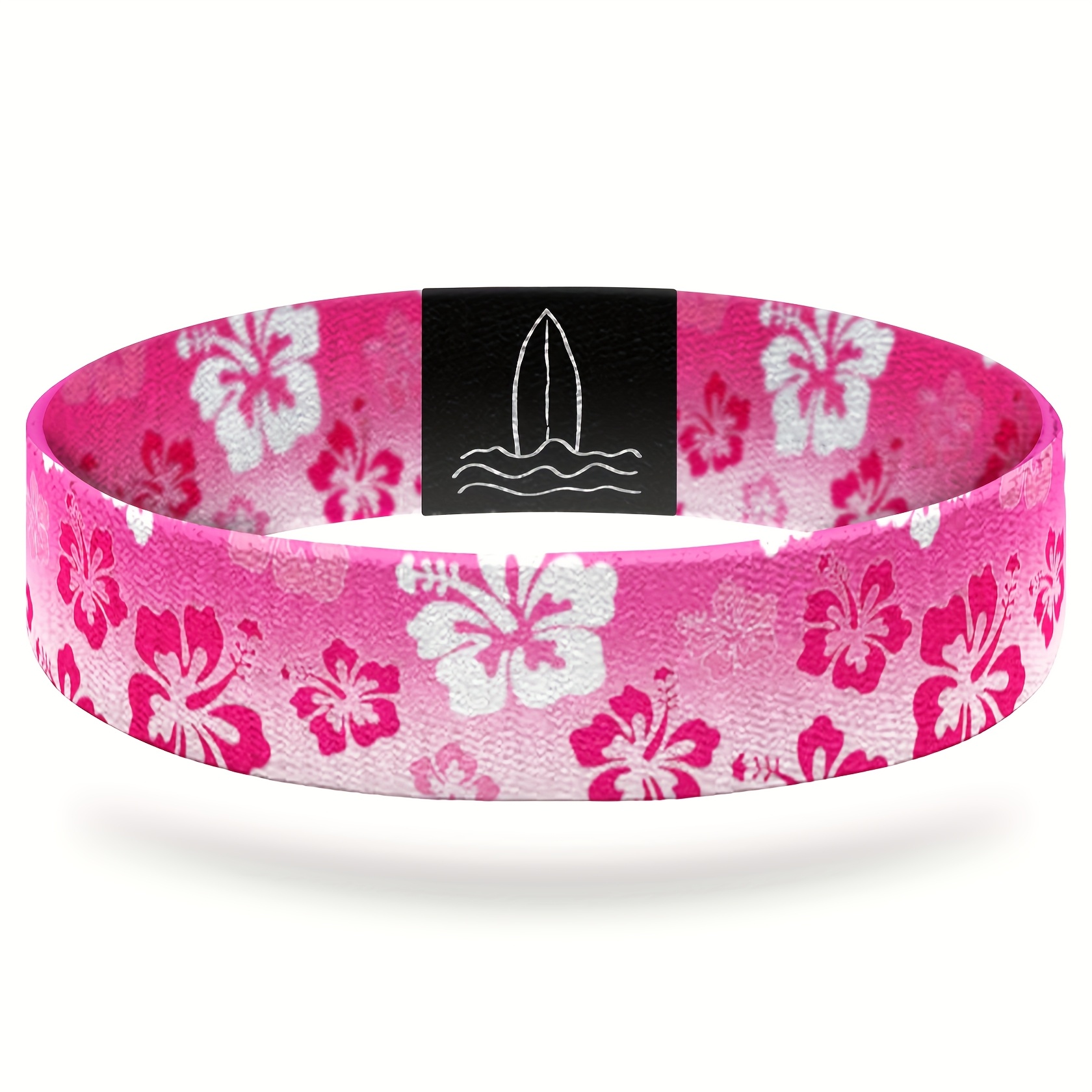 Image of 1pc A Flexible Wristband Suitable For Men And Women, Featuring A . This Sporty Elastic Bangle Is A Perfect Gift For Individuals Of Any Age