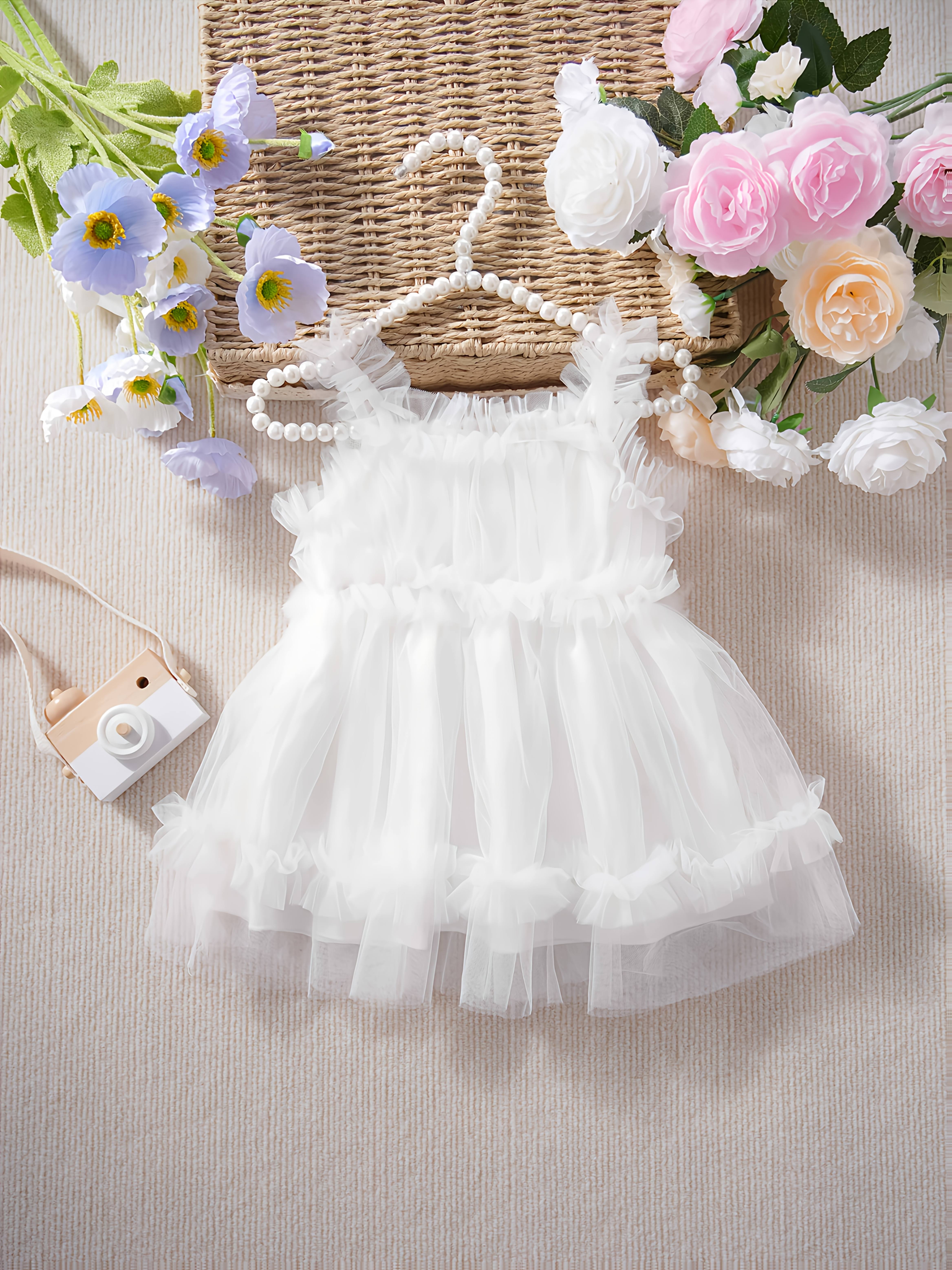baby girl christening dress sleeveless fairy princess gown - Temu Canada