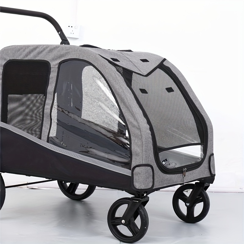 large pet stroller version dog stroller large dogs - Temu