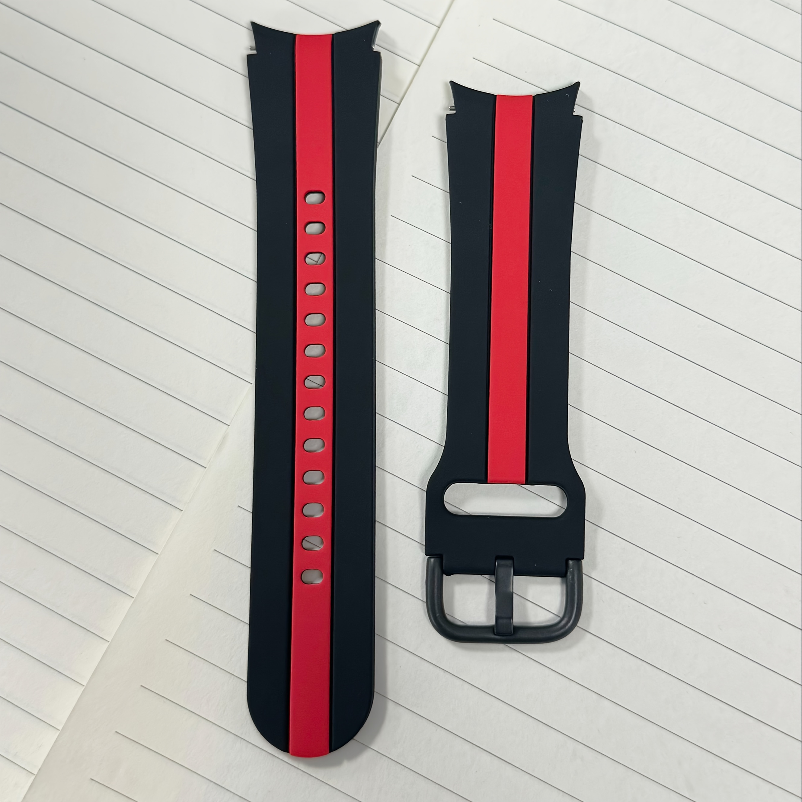 TEMU 1pc Multicolor Fashion Silicone Watch Band, Men Women Casual Sports Replacement Strap, Compatible For Galaxy Watch 4 Strap/for Galaxy Watch 5
