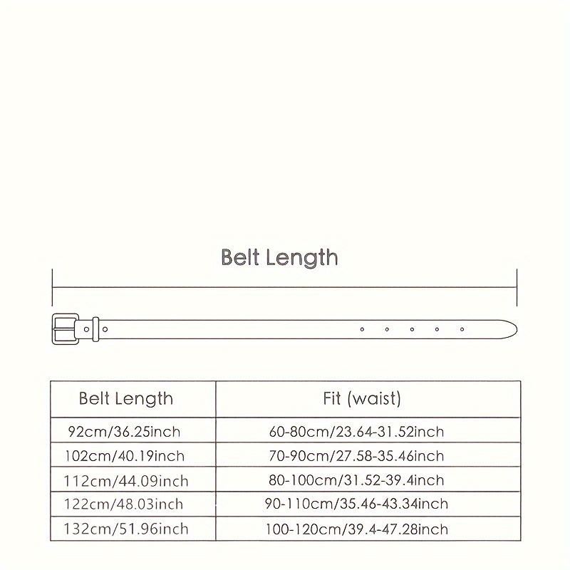 Vintage Style Brown Belt with Western Print