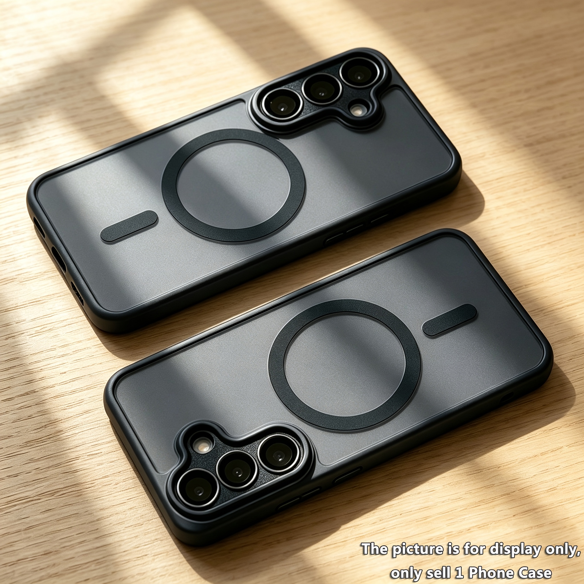 TEMU Phone Case - [magnetic Phone Case] Luxury Matte Translucent Magnetic Wireless Case, Compatible With Compatible With Galaxy A57 A37 A17 A56 A36