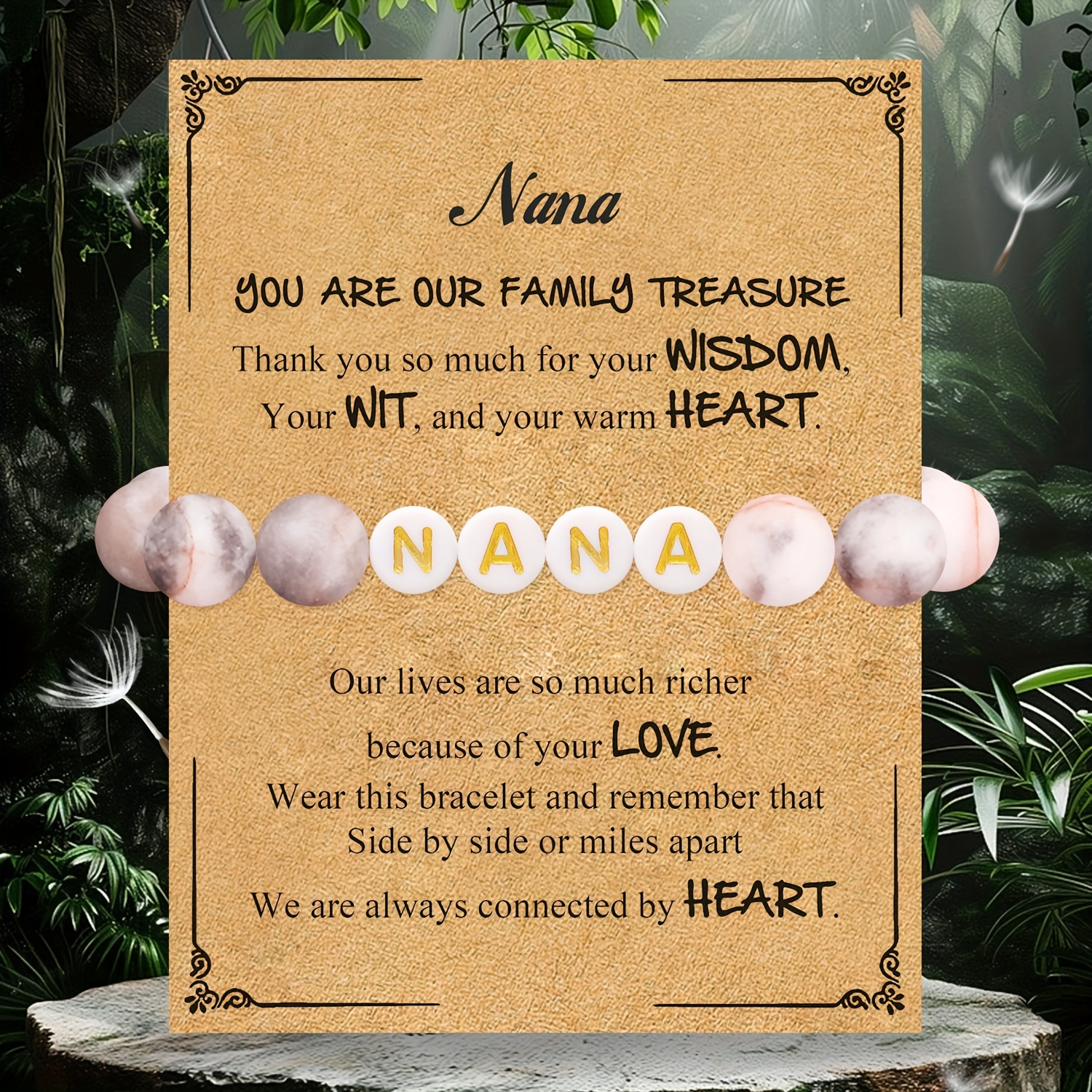 TEMU 1pc Jewelry For The Back-to-school And Graduation , A Stylish Charm Bracelet - An Ideal Gift For On Mother's Day, Son Or Daughter