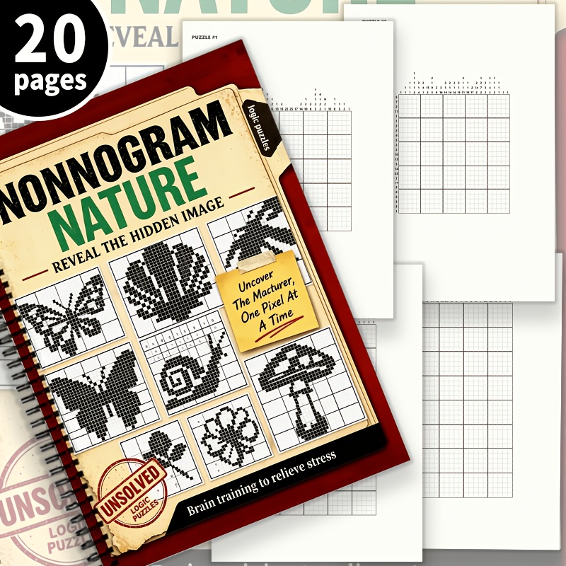 Nature-Themed Advanced Digital Art Sudoku Puzzle Book