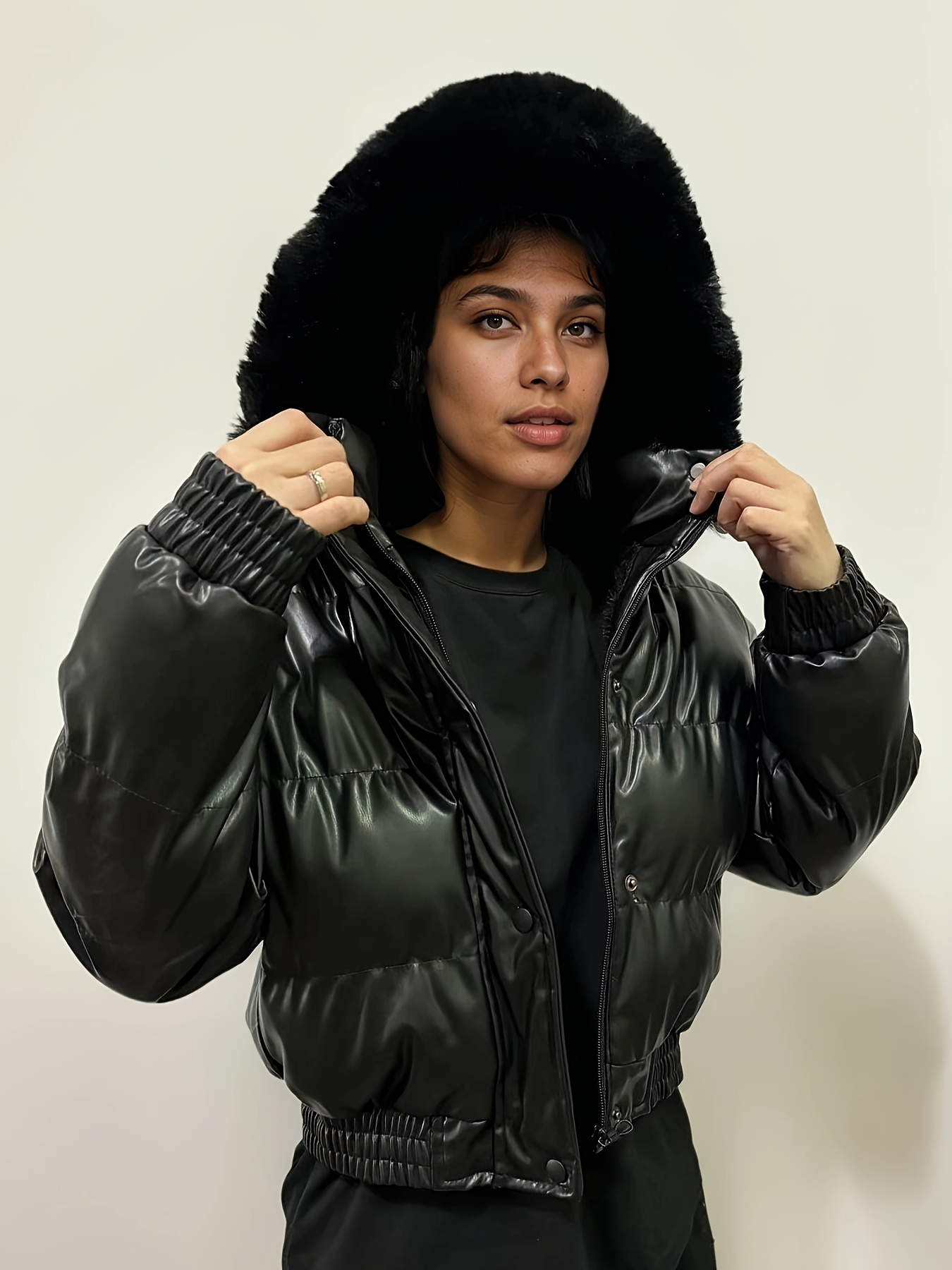 Jacket Outfit Womens Black Puffer Jacket Short 2024 Women's Short