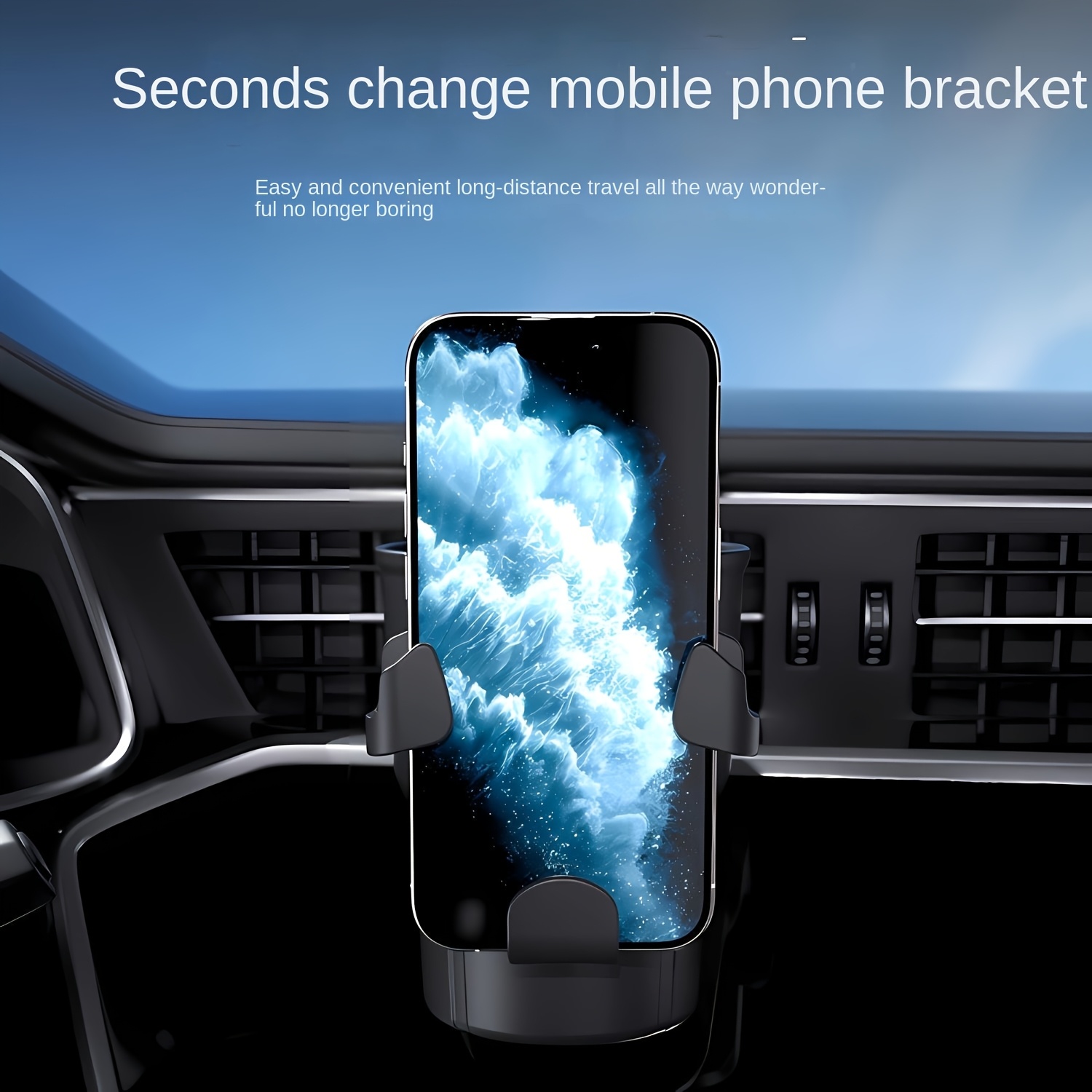 car seat backrest car cup holder hook multifunctional phone holder water bottle and cup holder car air outlet storage Product details 2