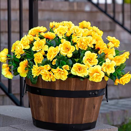 4pcs lifelike camellia artificial flowers uv resistant fabric bouquet for outdoor and indoor decoration planters patios gardens yards no container required artificial outdoor flowers