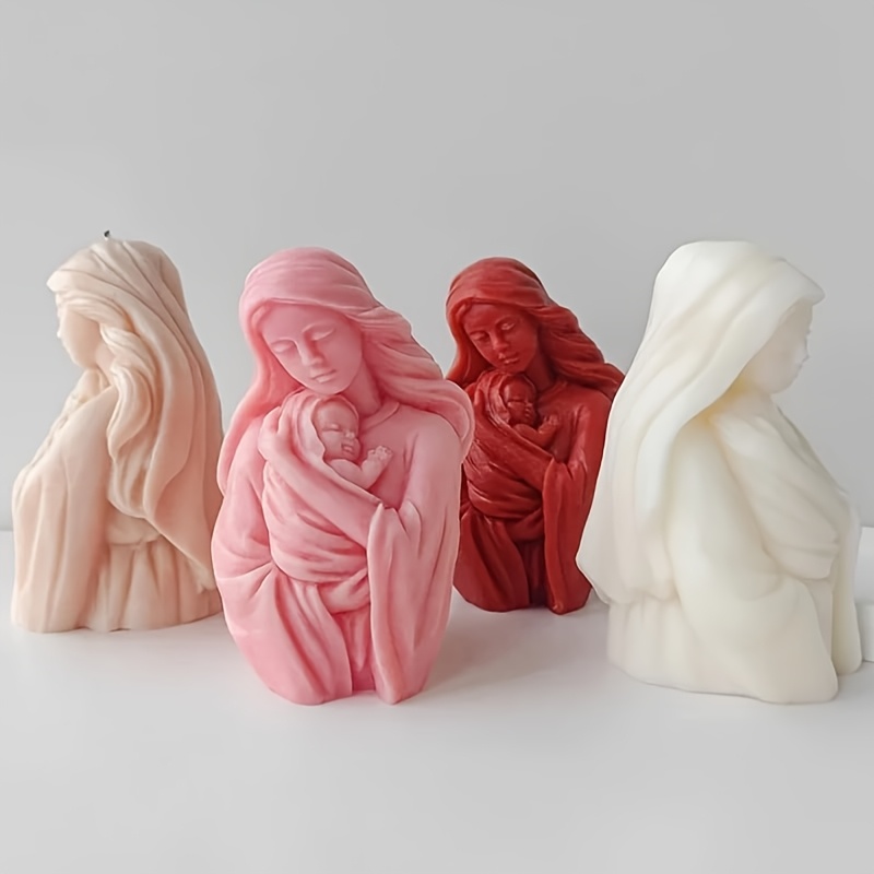 decoración del día de la   1 pieza, molde de silicona   sosteniendo a  , artesanías hechas a   con resina y     de  ,   para decoración del día de la  , artesanías decorativas para el hogar, regalo del día de la   4