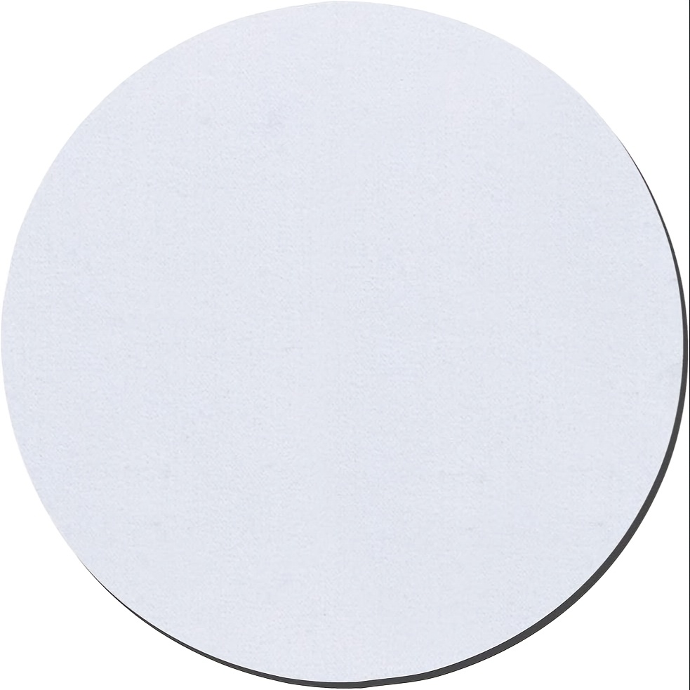 

10/20pcs Sublimation Blank Coasters, 4x4 Inch Round Rubber Cup Mats For Heat Transfer, Diy Crafts, Uncharged Material