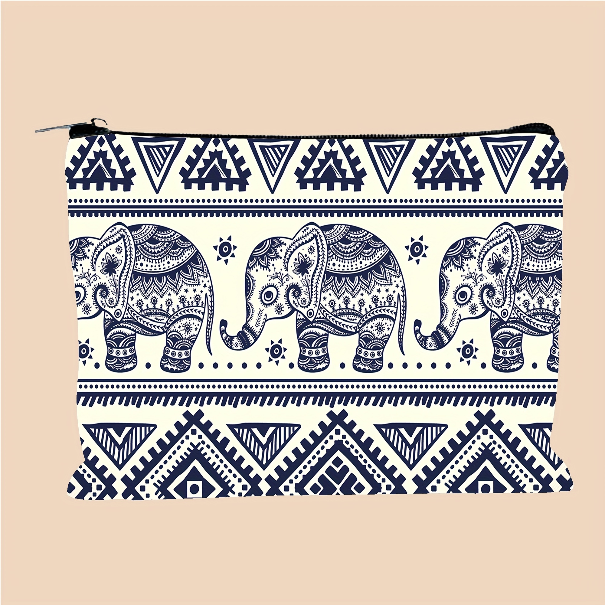 

Cosmetic Bag For Women, Non-waterproof Unscented Makeup , Organizer, Bathroom Toiletry Bag, Pen , Double- Printed For And - 's