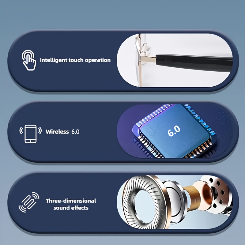 New Smart Glasses with Auto-tinting Lenses That Automatically Transform into Fashion Glasses in Sunlight. Built-in Microphone and Speaker for HD Voice Calls and HiFi Music Quality. Smart Audio Glasses, Ideal for Sports, Driving, Fishing, and Daily