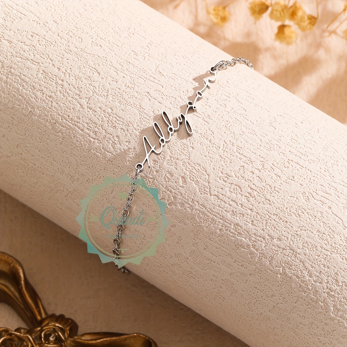 Custom Addyson Bracelet, Personalized Stainless Steel Gift
