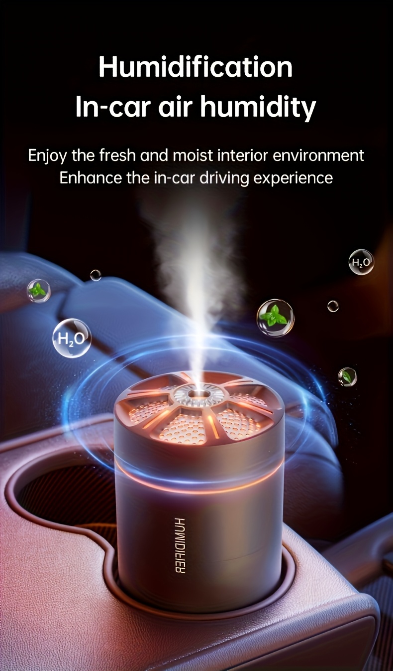 180ml mini usb air humidifier aromatherapy diffuser ultrasonic mist for home bedroom car plastic cool mist technology usb powered ideal for travel portable humidifie details 5