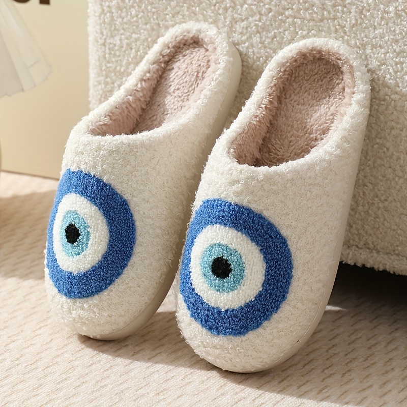 

Of - Embroidered Slippers & - , Fuzzy / Tpr For /