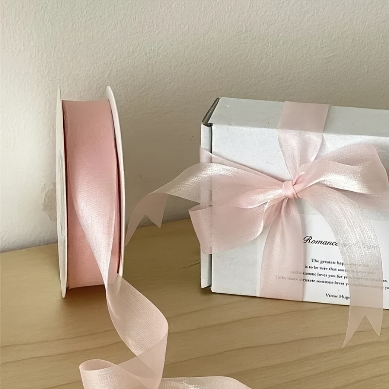 item picture 3 yards of cute chiffon ribbon 2 5 cm wide made of soft polyester very suitable for making bows and packaging gift boxes