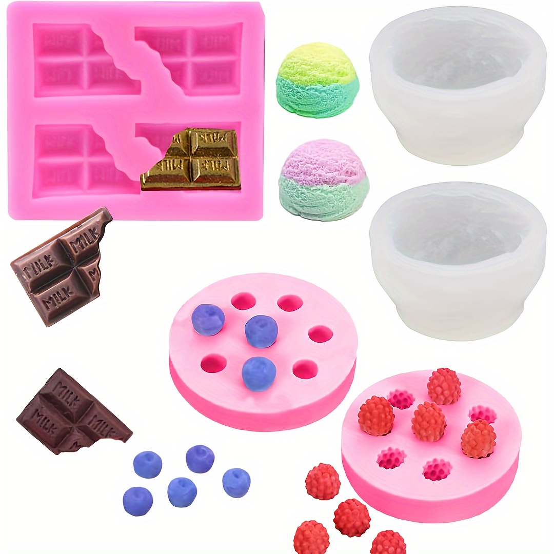 

Casting Molds Set - 5- , Ice & For Diy , , & | Round & Rectangle Kit | -, Molds For