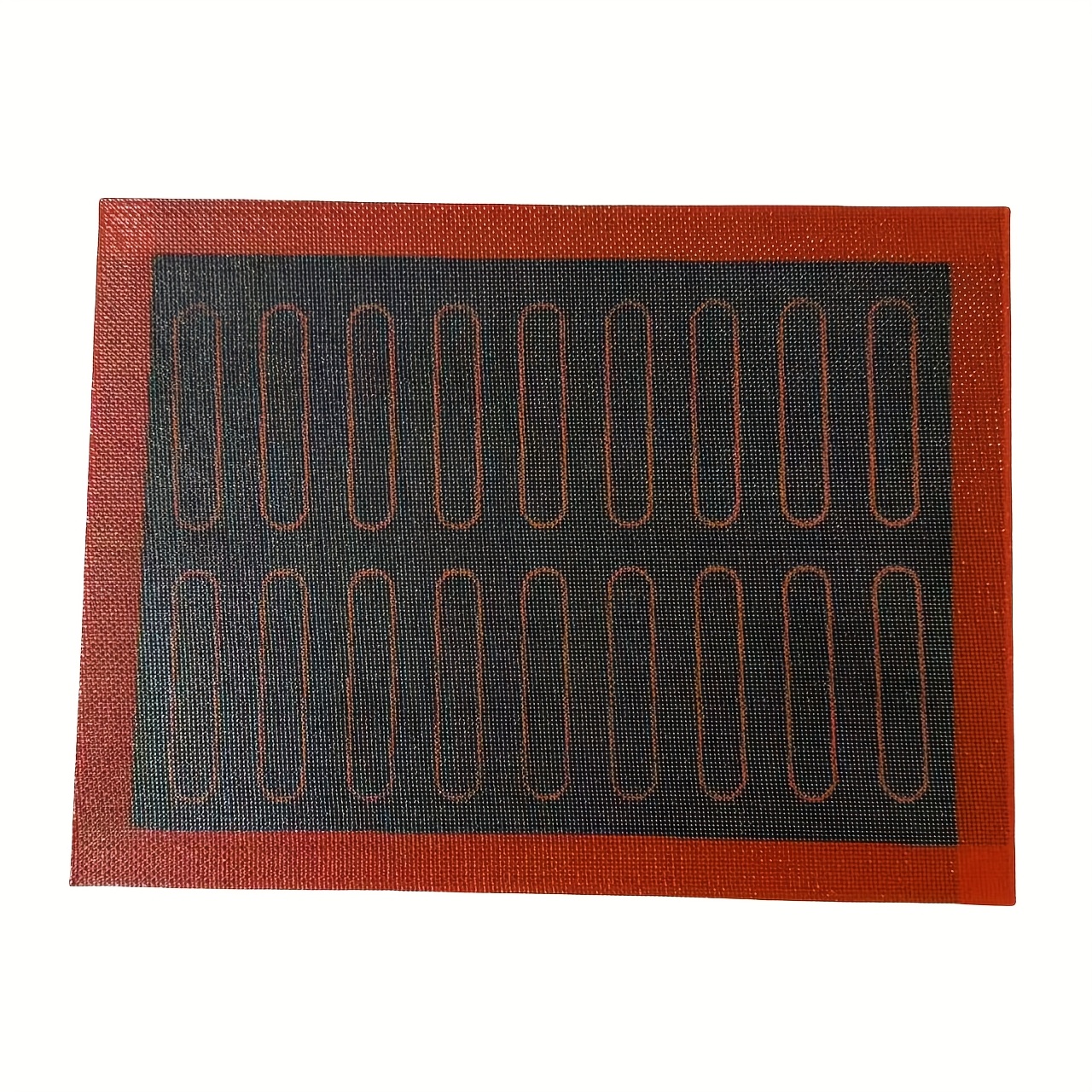 Image of 1pc Of -grade Silicone Baking Mat, Thickened Baking Pad, (three Patterns ), Easy To Clean, Mesh Design For Heating, Easy To Release, High-temperature Resistant Suitable For Ovens, Microwaves, Etc