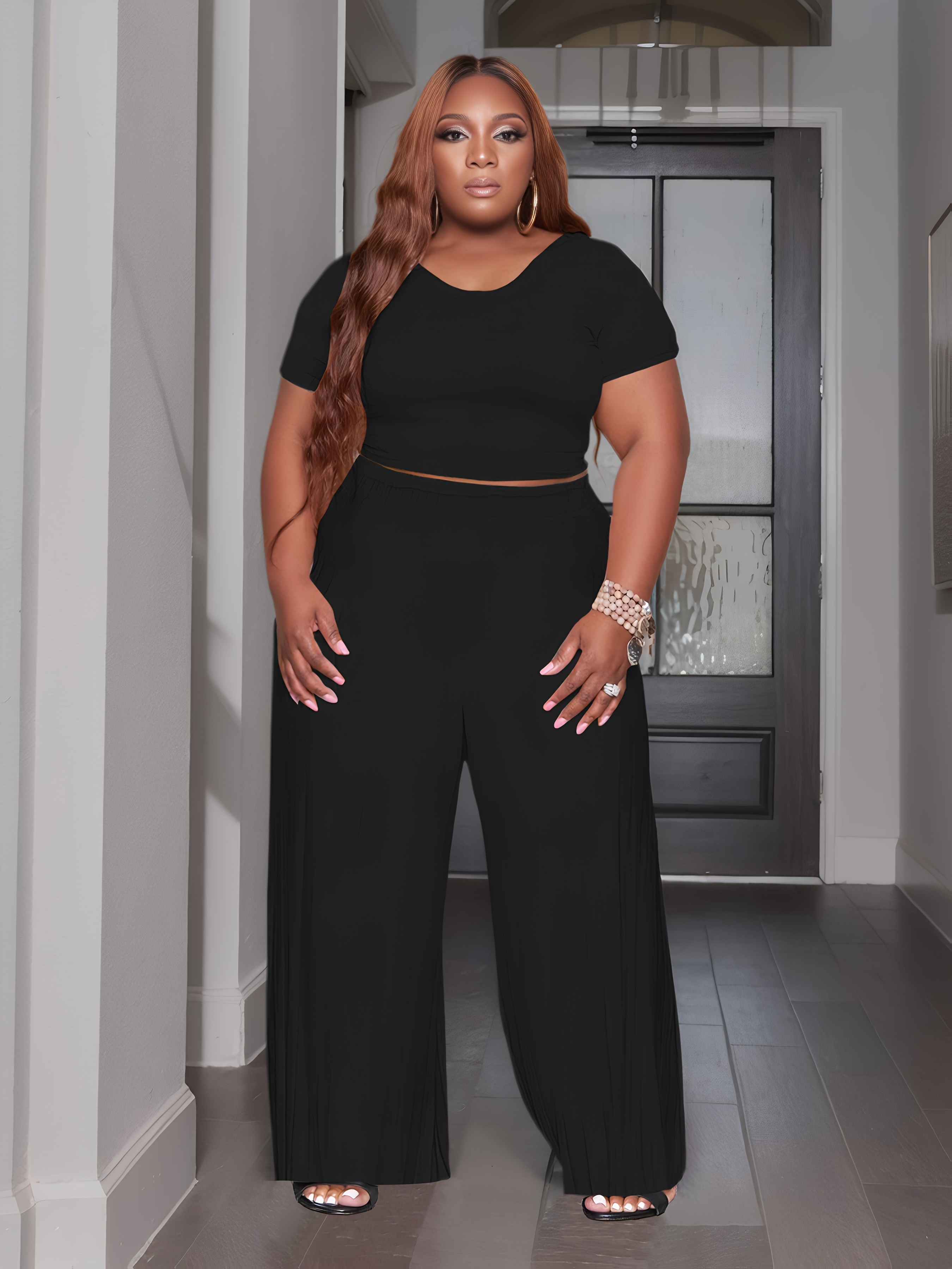 womens plus size two piece outfits sweatsuits sets sexy Temu