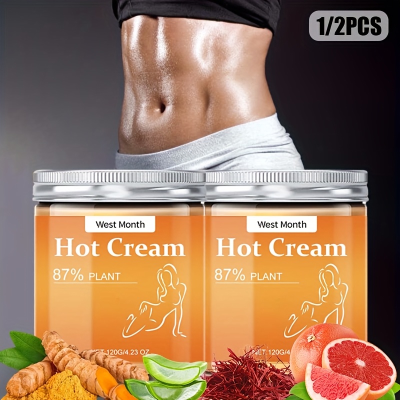 of hot cream designed for   men and women this lotion enhances exercise by promoting sweat it provides long lasting moisture and   the skin on   thighs and the abdomen making it suitable for   skin type Product details 1