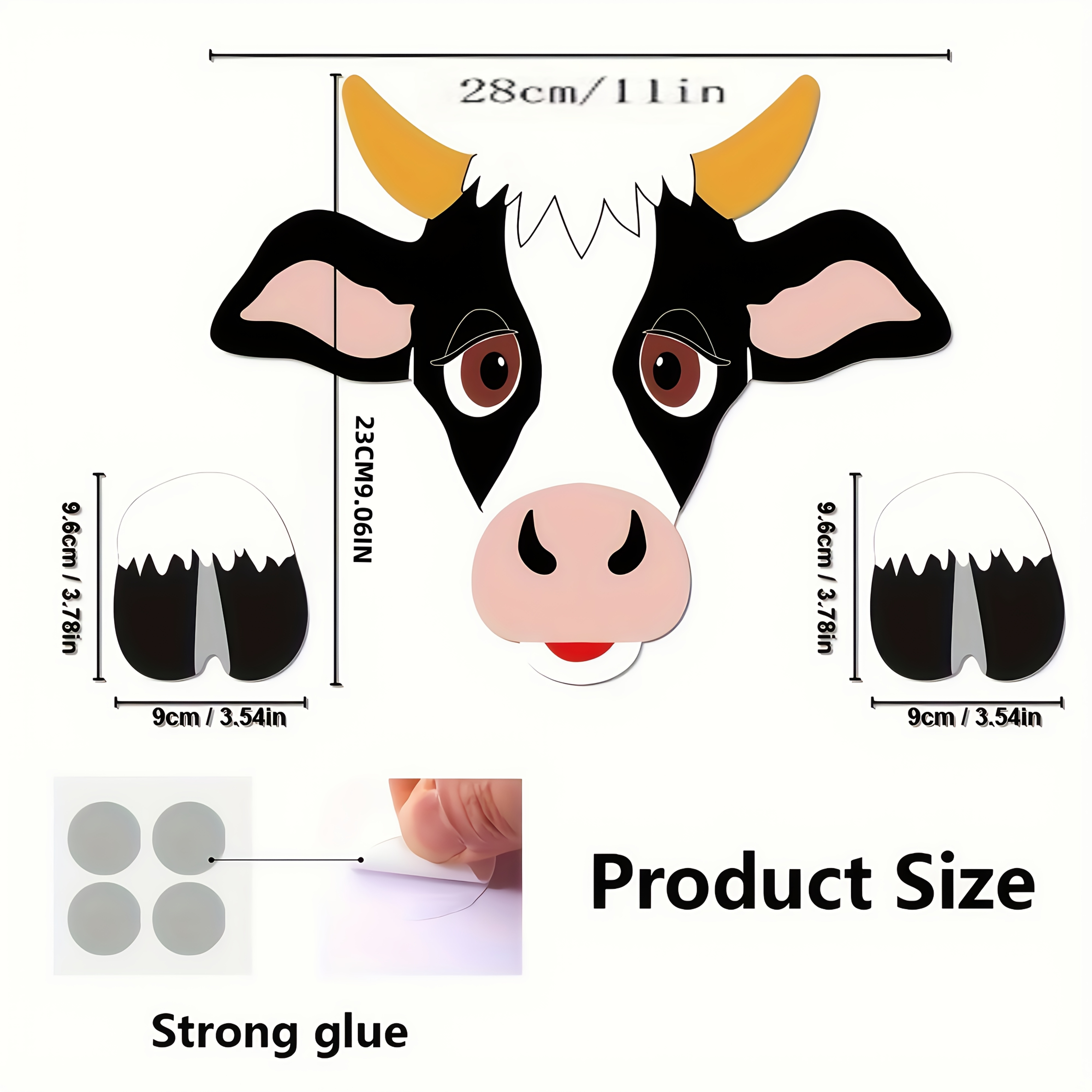 TEMU 2d Flat - 【2d Flat】 2d Flat - [2d Flat] 2d Flat 1pc Decor - Durable Animal Art, Suitable For Gardens, Barns, - Windproof And Rainproof Outdoor