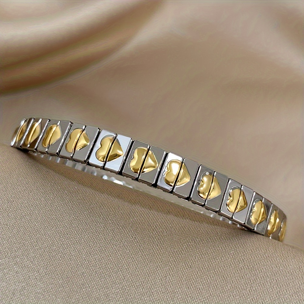 Selling New Women' Steel Elastic Bracelet Combination, Stacked Bracelet