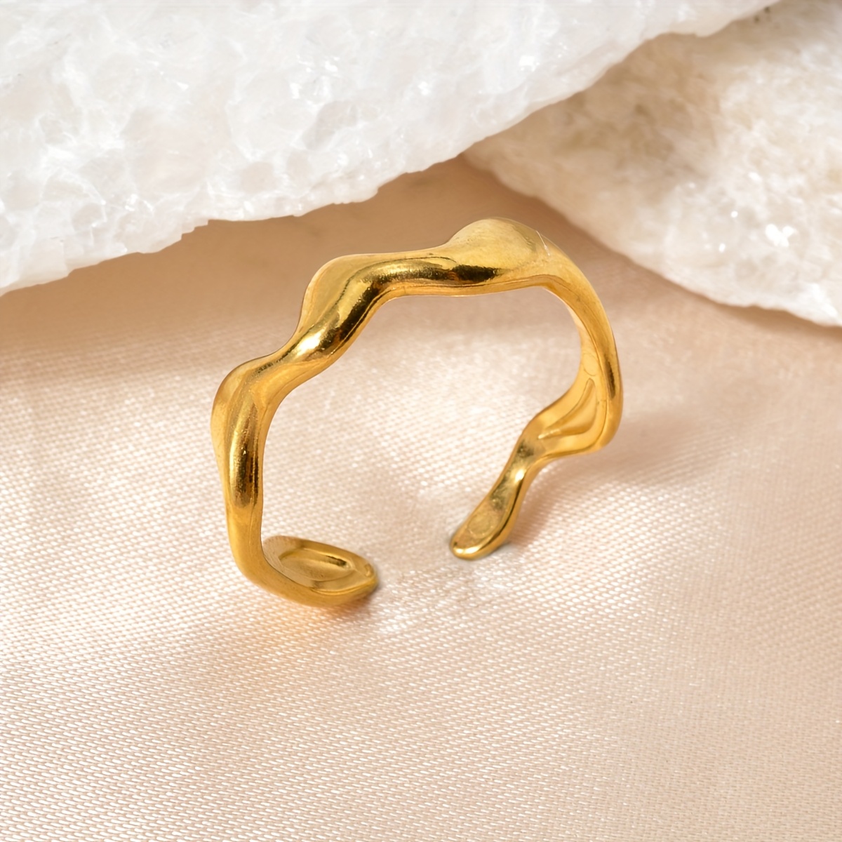Image of 1pc Japanese And Korean Style Men's And Women's Irregular Wavy Surface