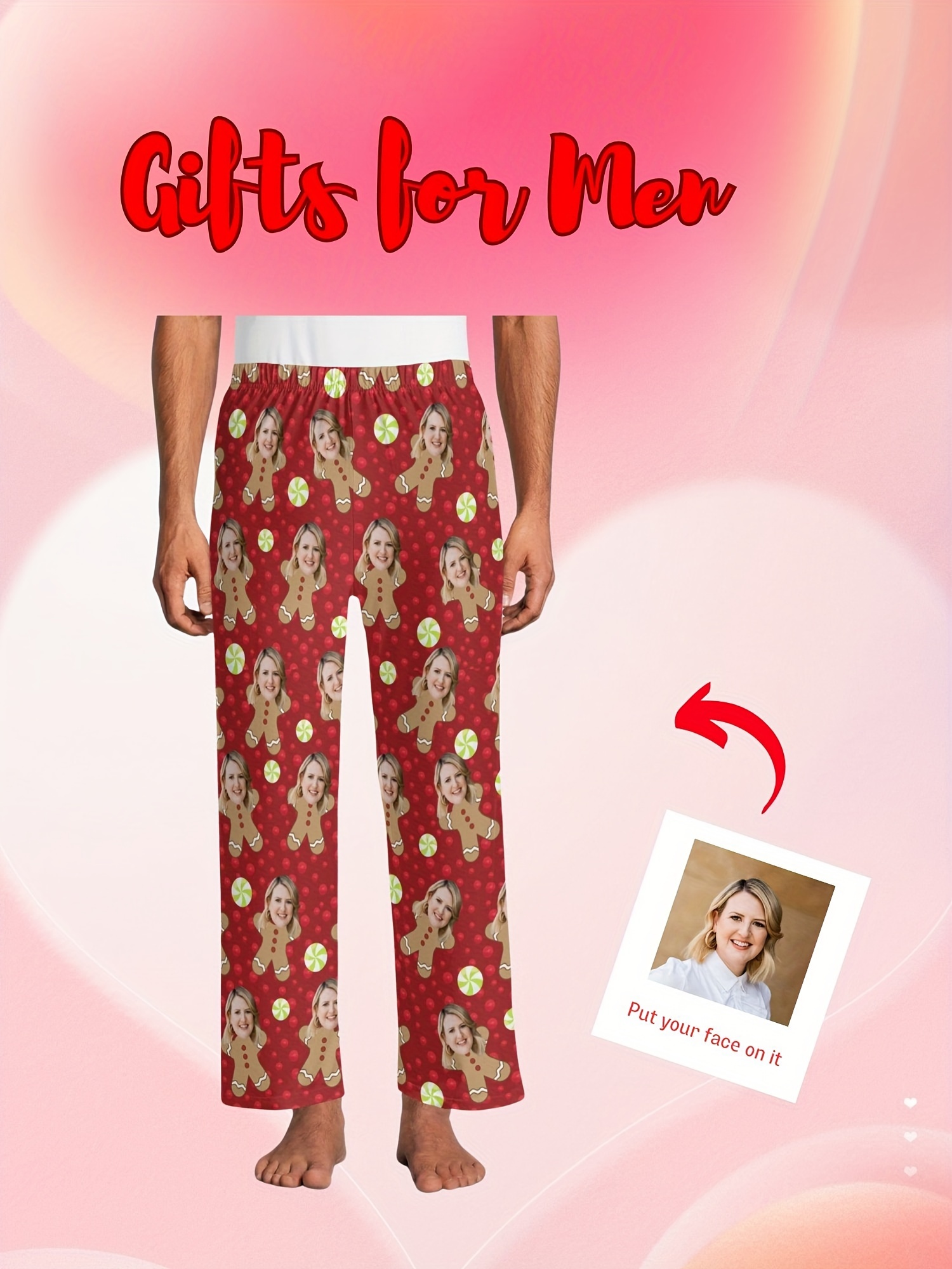 Custom Pajamas, Custom Pajama Pants, Personalized Pajamas, Faces