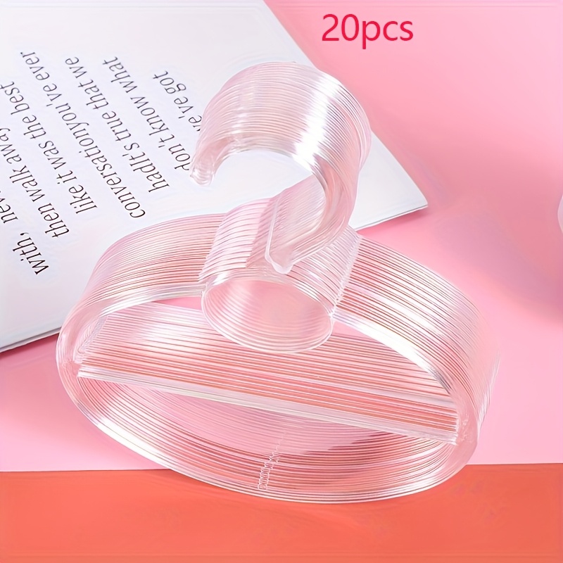 Image of 20pcs Scarf Hanger, Oval Scarf Hanging Ring Tie Scarf Rack Space- Plastic Scarf Organizer For Store Home Scarves And Headscarves Storage