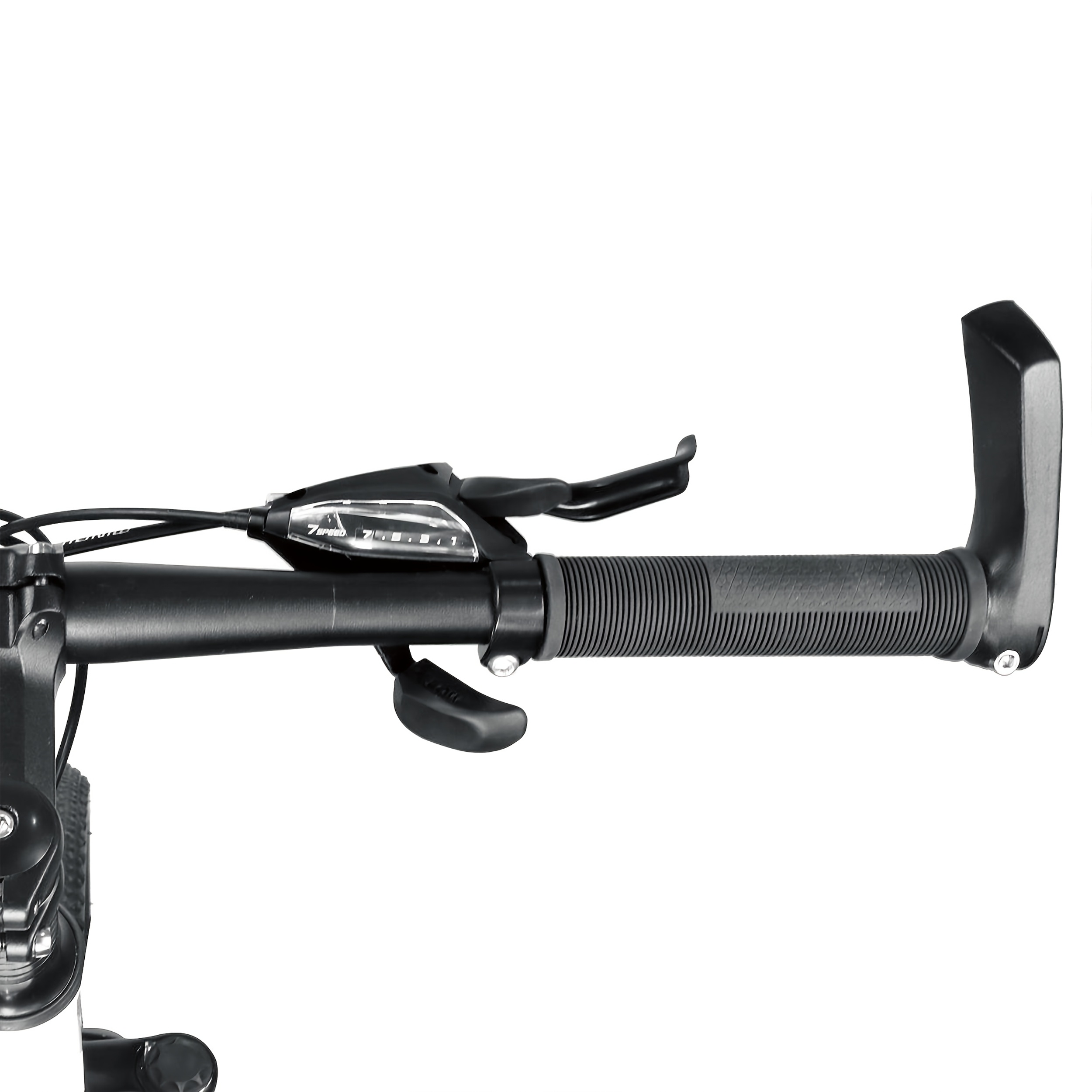 Lauxjack Classic White Mountain Bike - 26 & 69.85 cm, 21-Speed, Adjustable with Front & Rear Disc Brakes,, Aluminum Alloy Wheels, Full Suspension, Includes Mudguards - Ideal for Men & Women, Allterrain Cycling| Bicycle|Aluminum Alloy Bike