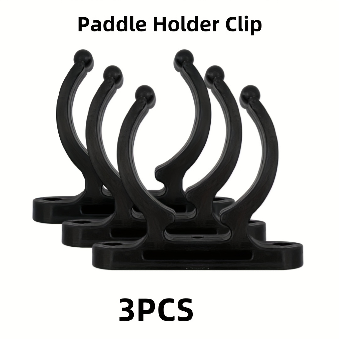 E-shop 3 Stück Bootshaken-Befestigung, Kajak-Paddelhalter – Paddelhalter für , Paddelhalter-Clip – Kajak-Paddel-Clip, geeignet für Marine, Boote,