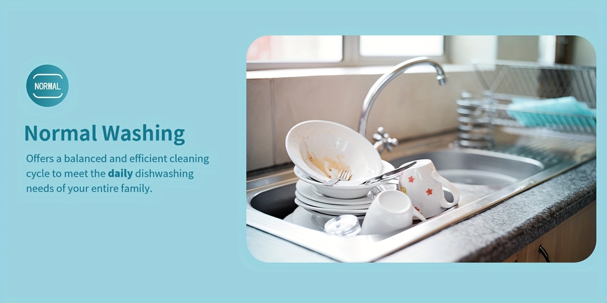 Lave-vaisselle à lave-vaisselle indépendant, lave-vaisselle commerciaux, 5+1 programmes de lavage, réservoir d'eau intégré de 5L, deux modes d'alimentation en eau, avec séchage à air chaud et fonctions de ventilation automatique, convient aux maisons, appartements et camping-cars