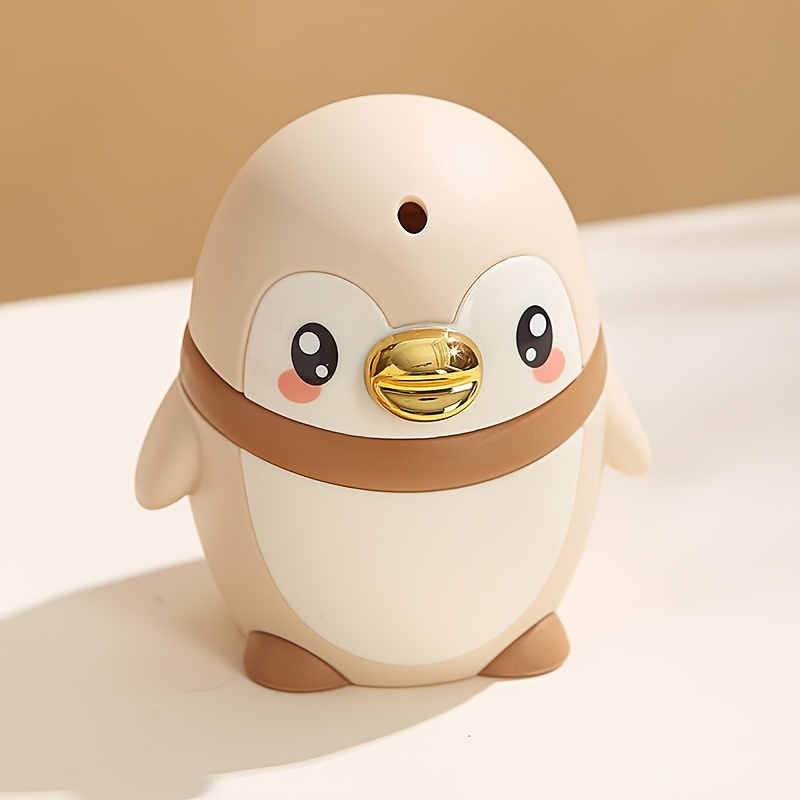 Image of New Penguin-shaped Toothpick Box/cartoon Cute /automatic Pressure-type Toothpick Tube/storage Dust-proof Toothpick Bottle/creative High-value