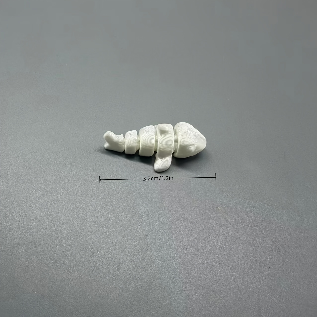 37pcs Rainbow-Colored Mini 3D Printed Animals Set