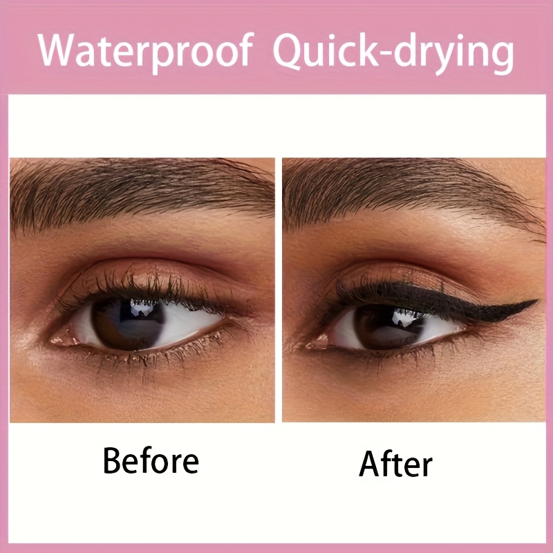 Ultra-Fine Tip Waterproof Liquid Eyeliner Pen, Smudge-Proof