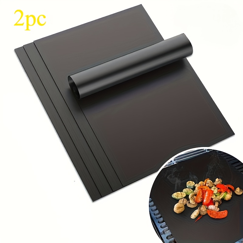 TEMU 4/2pcs , Reusable Bbq Mats - Suitable For Toaster Ovens And Gas Stoves, Oven Liners, Toasters, And Grills - Durable Kitchen Essentials Outdoor