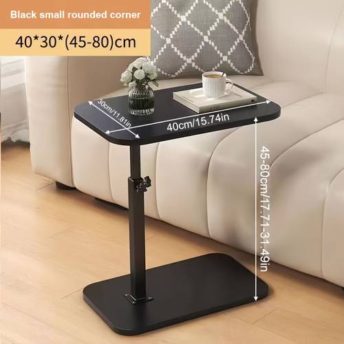 an adjustable height sofa side table portable table suitable for outdoor leisure bathtub side table bedside
