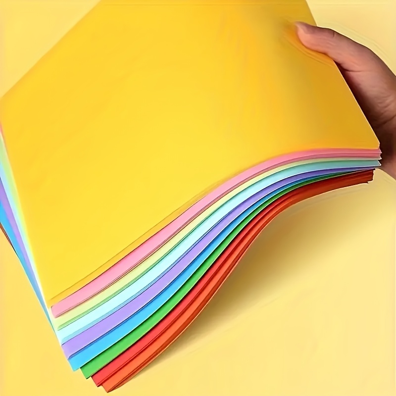 

Premium Origami Paper Pack - Sheets In 10 Vibrant Colors, Double-sided A4 Size (8.26" X 11.69") - Diy Crafts & Art Projects