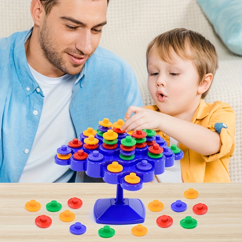 

Interactive Math Balance Tree Game - 5-level Pvc Stacking Toy For Party Fun & Key Skills Development