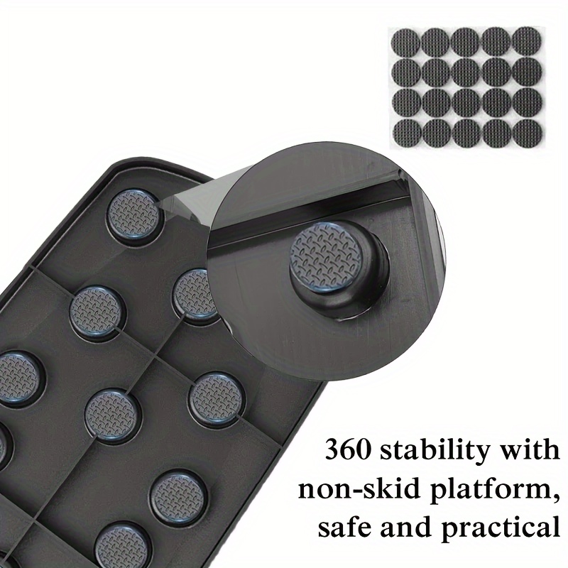 Lingpeng Portable Push-Up Board - Multifunctional, Foldable & Durable ABS for Strength Training & Chest Workouts, Color-Coded Muscle Focus details 2