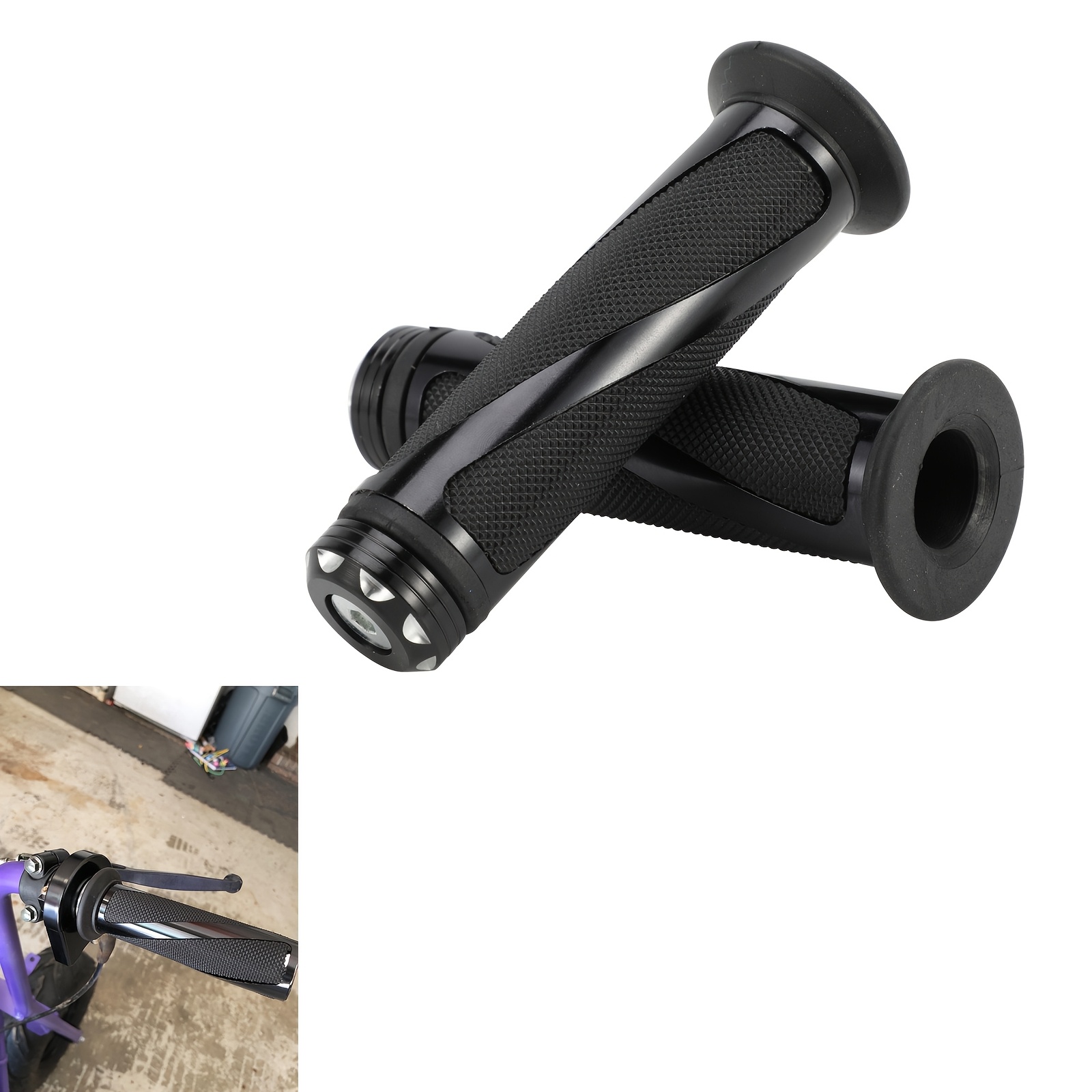 Styrhandtag ATV anti-skid