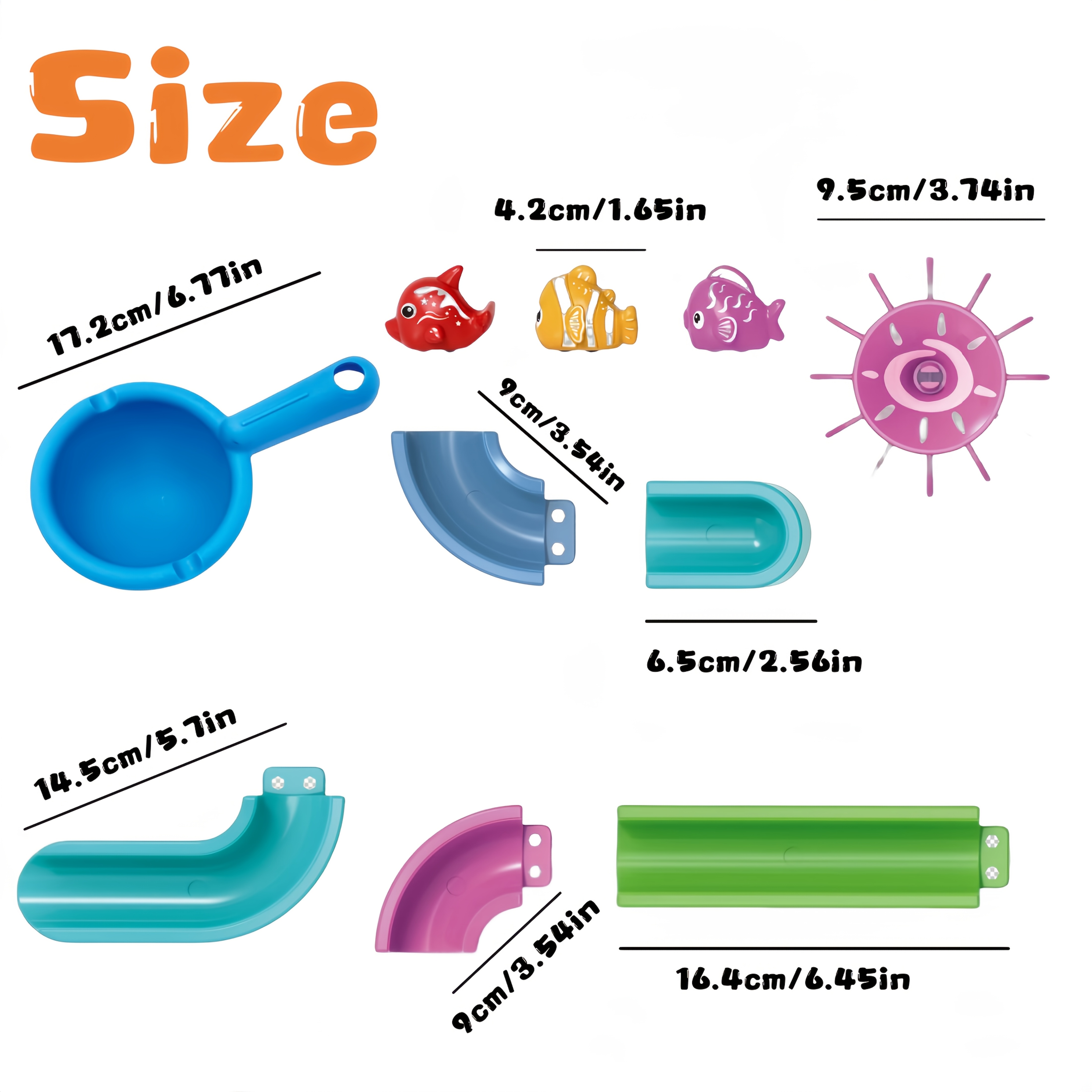 Interactive Bath Water Slide and Bathing Game Toy