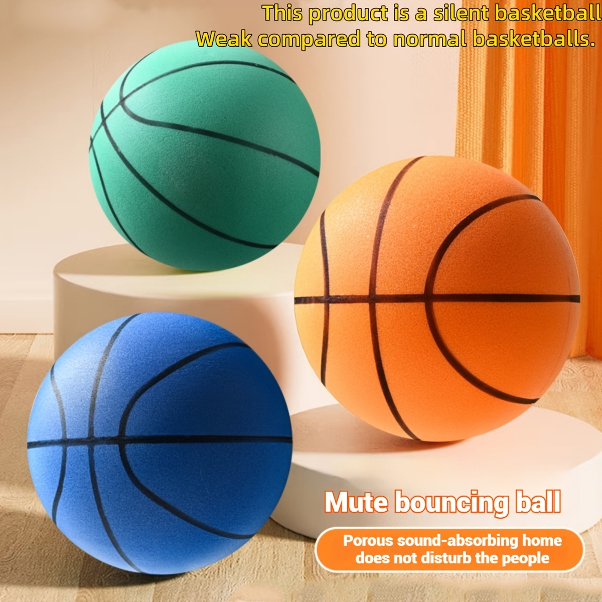 

Quiet Foam Basketball For Indoor Training - Perfect Gift For Christmas, Thanksgiving & Halloween | Orange Pu Material