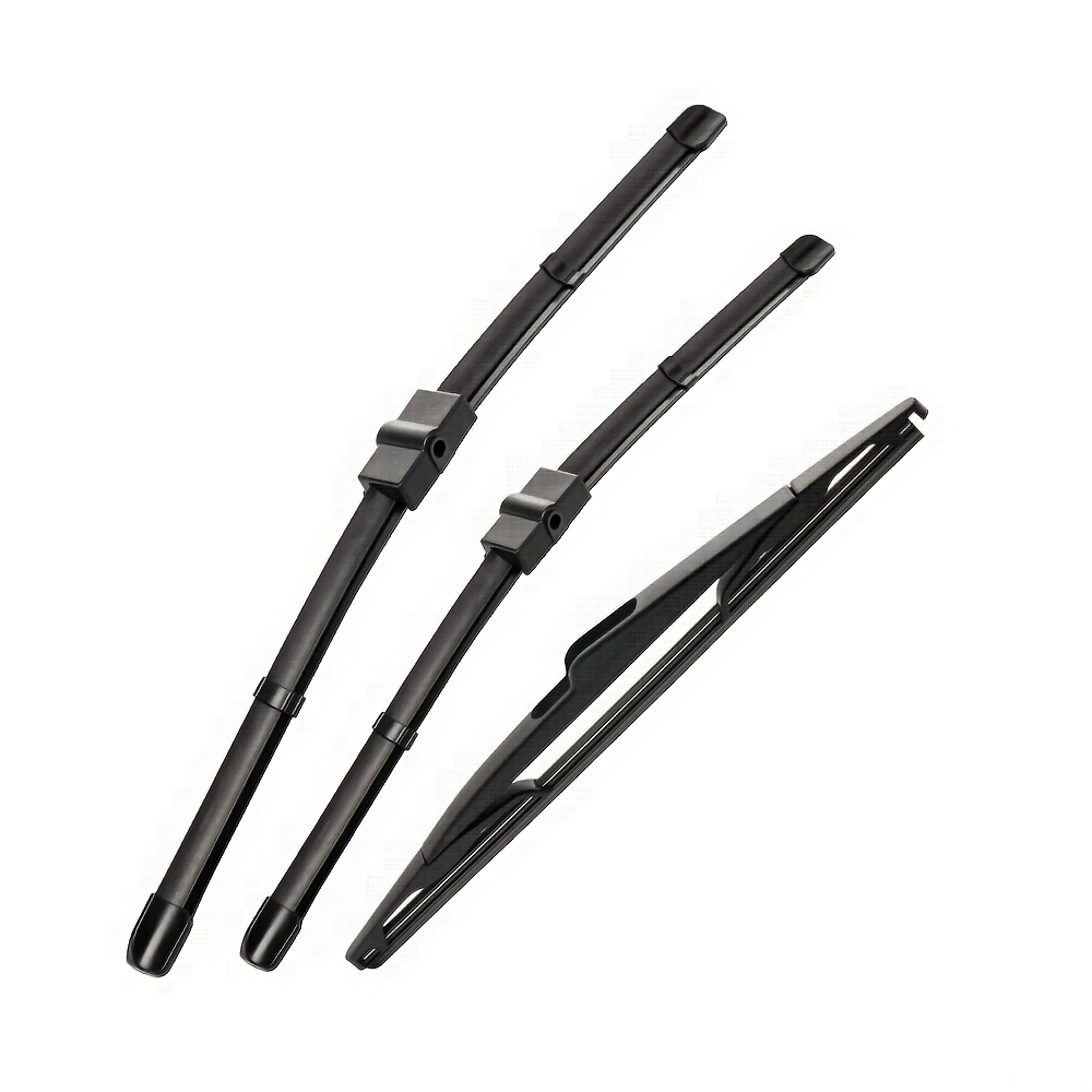 TEMU Set Of Front And Rear Wiper Blades For Renault Espace Iv From 2002 To 2014, Including Windshield Brushes Measuring 30", 26", And 14"